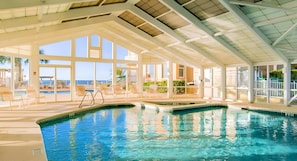 Una piscina riscaldata
