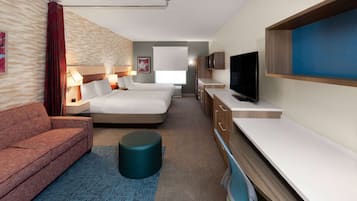 Suite estudio, 2 camas de matrimonio, no fumadores | Escritorio, espacio para trabajar con un portátil, wifi gratis