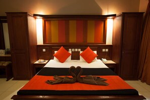 1 bedroom, Egyptian cotton sheets, premium bedding, Select Comfort beds - Pelwehera Village Resort (Dambulla)