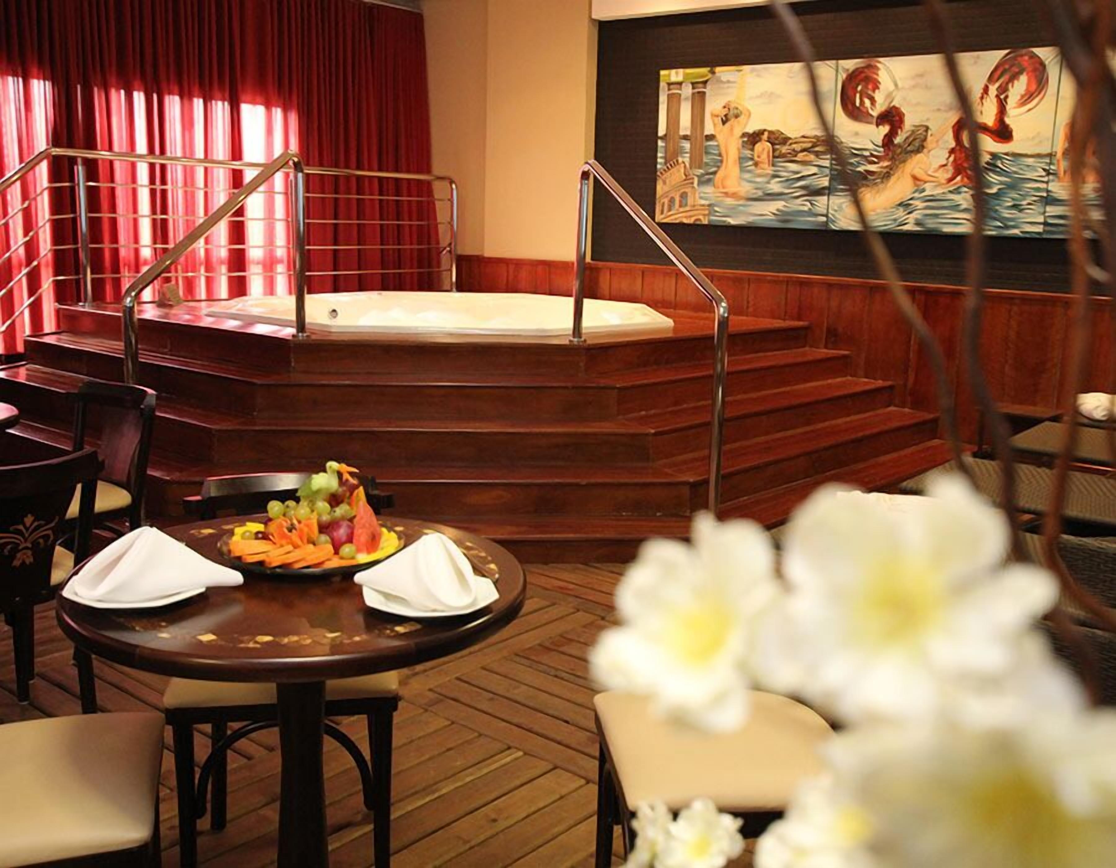 Bain à remous intérieur