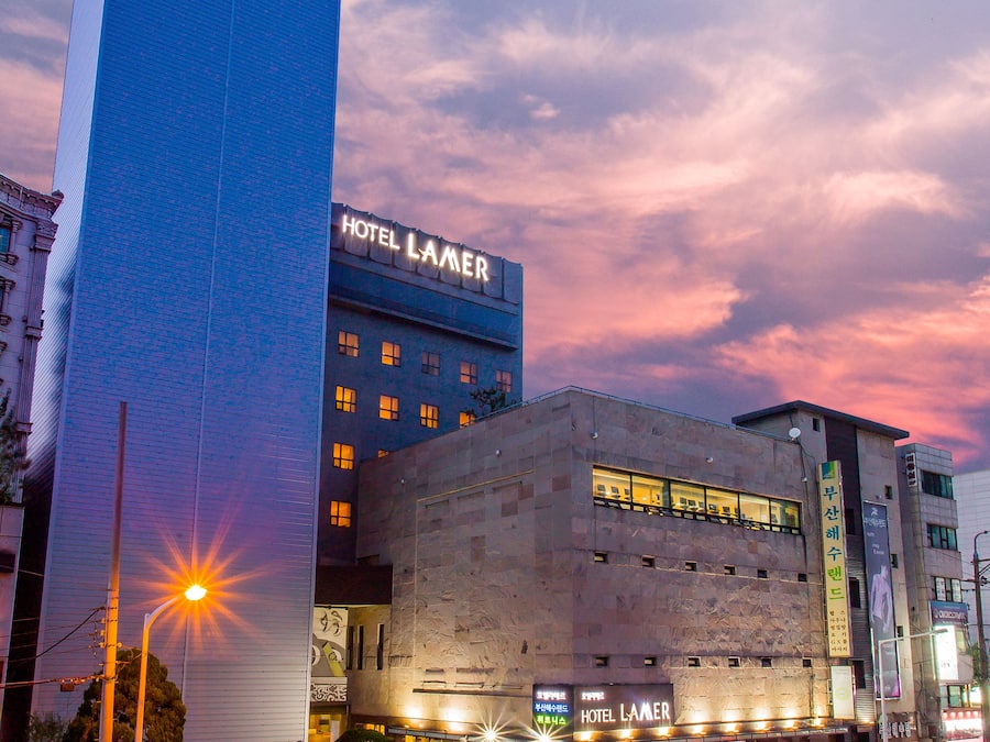 Front of property – evening/night