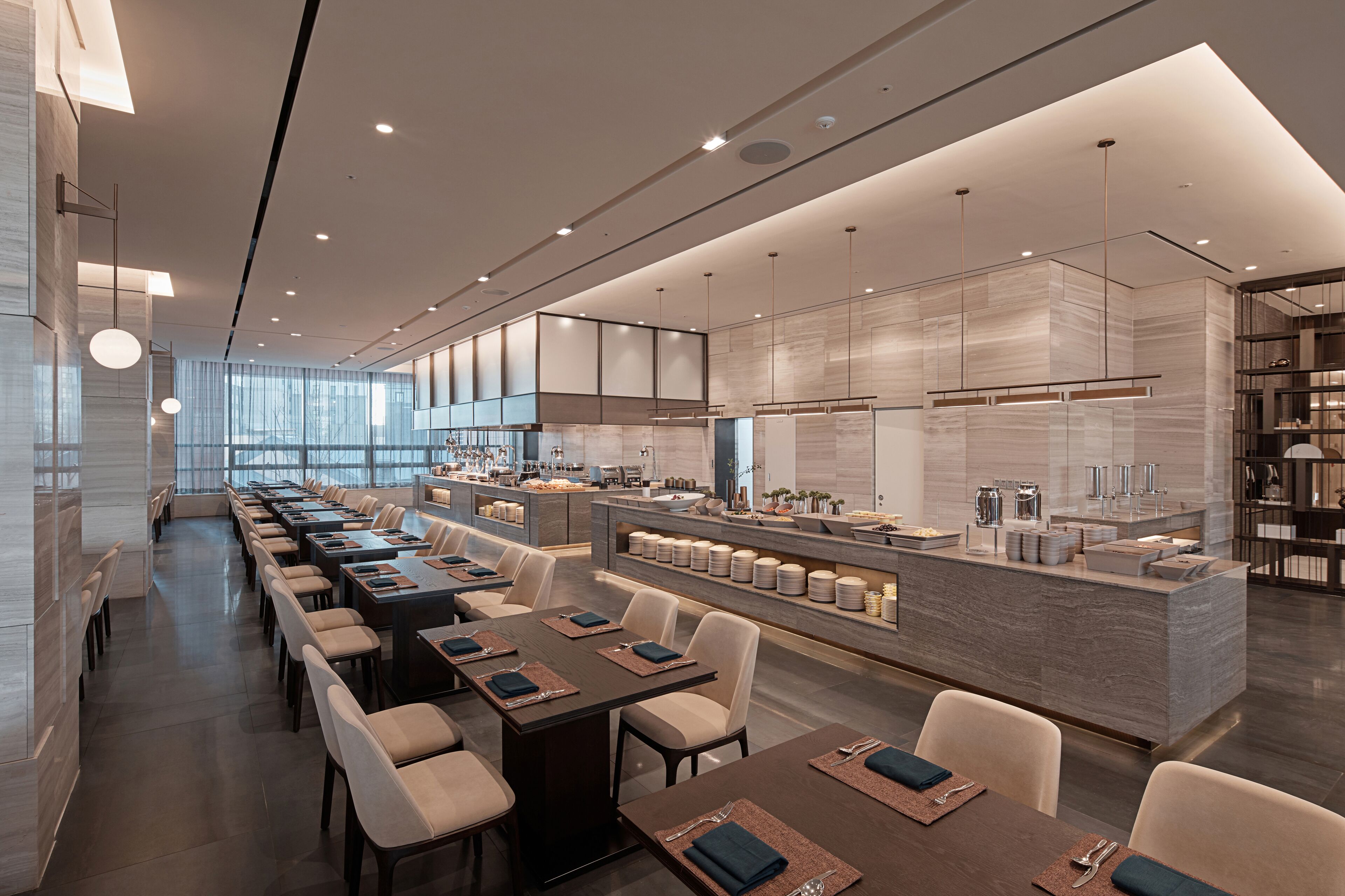 Morgenmadsbuffet hver dag (50000 KRW pr. person)