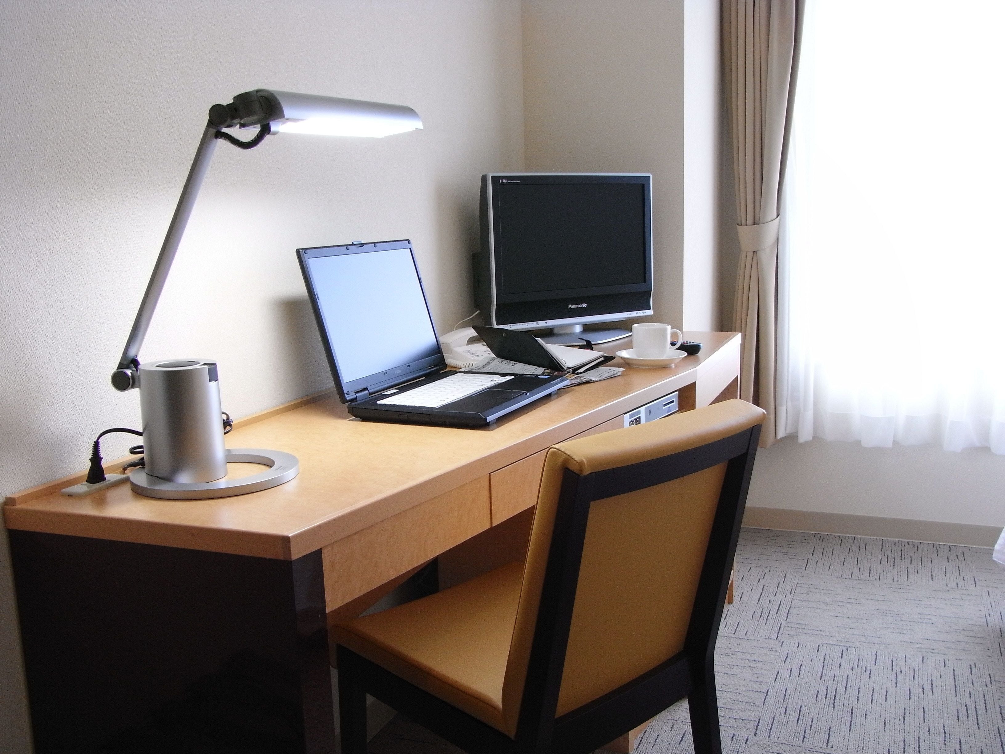 in-room safe, desk, blackout curtains, iron/ironing board