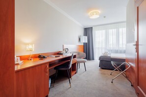 Hypo-allergenic bedding, individually decorated, desk, laptop workspace