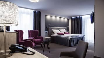 Studio Suite, 1 phòng ngủ, không hút thuốc | Bộ đồ giường kháng dị ứng, trang trí khác biệt, bàn