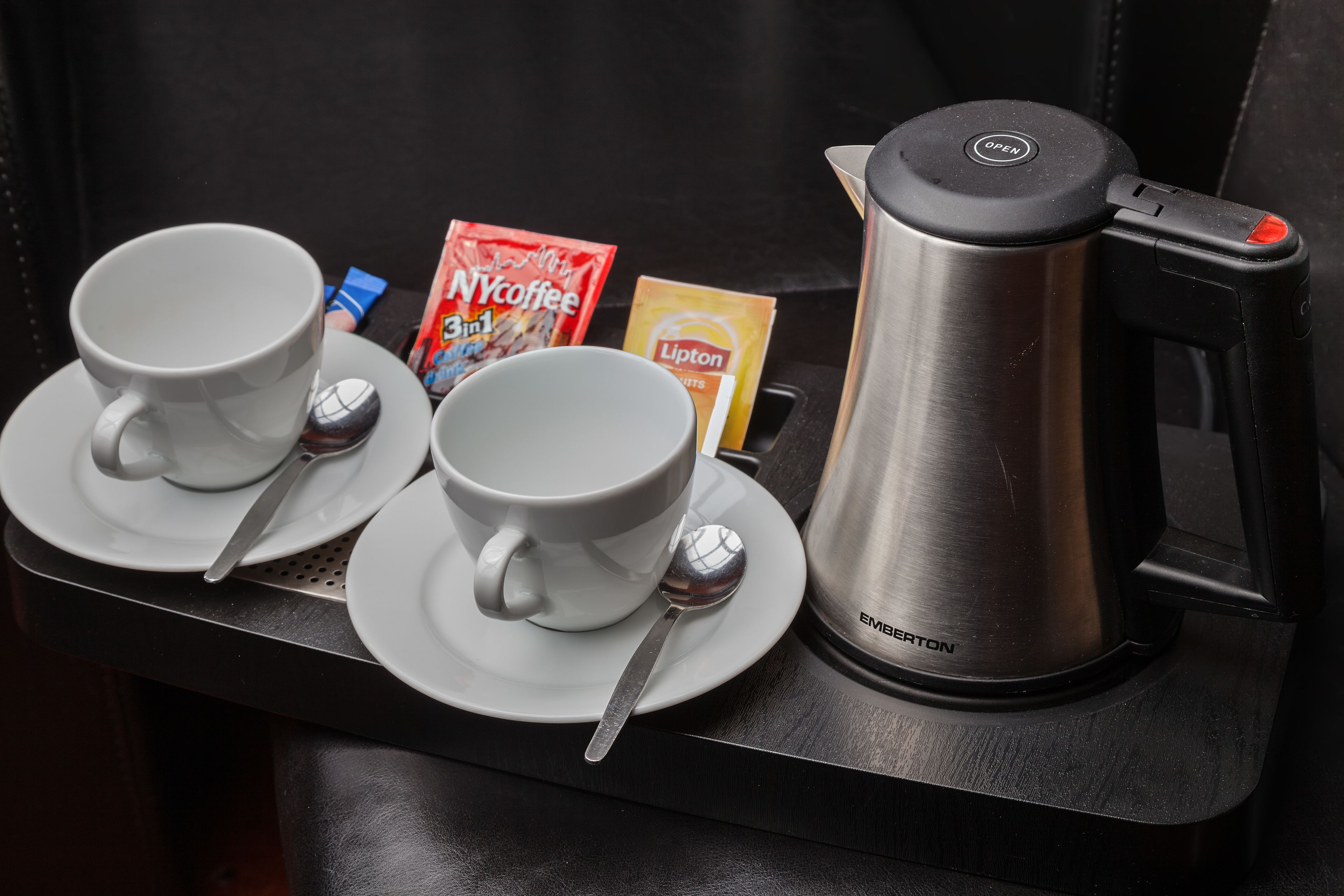 hypo-allergenic bedding, individually decorated, desk, laptop workspace