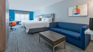 Suite, Multiple Beds, Accessible (Mobility, Accessible Tub) | In-room safe, desk, laptop workspace, iron/ironing board
