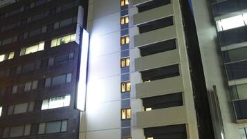 Front of property – evening/night