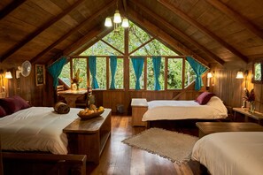 Bungalow dành cho gia đình, 2 phòng ngủ | Bộ đồ giường cao cấp, két bảo mật tại phòng, trang trí khác biệt 