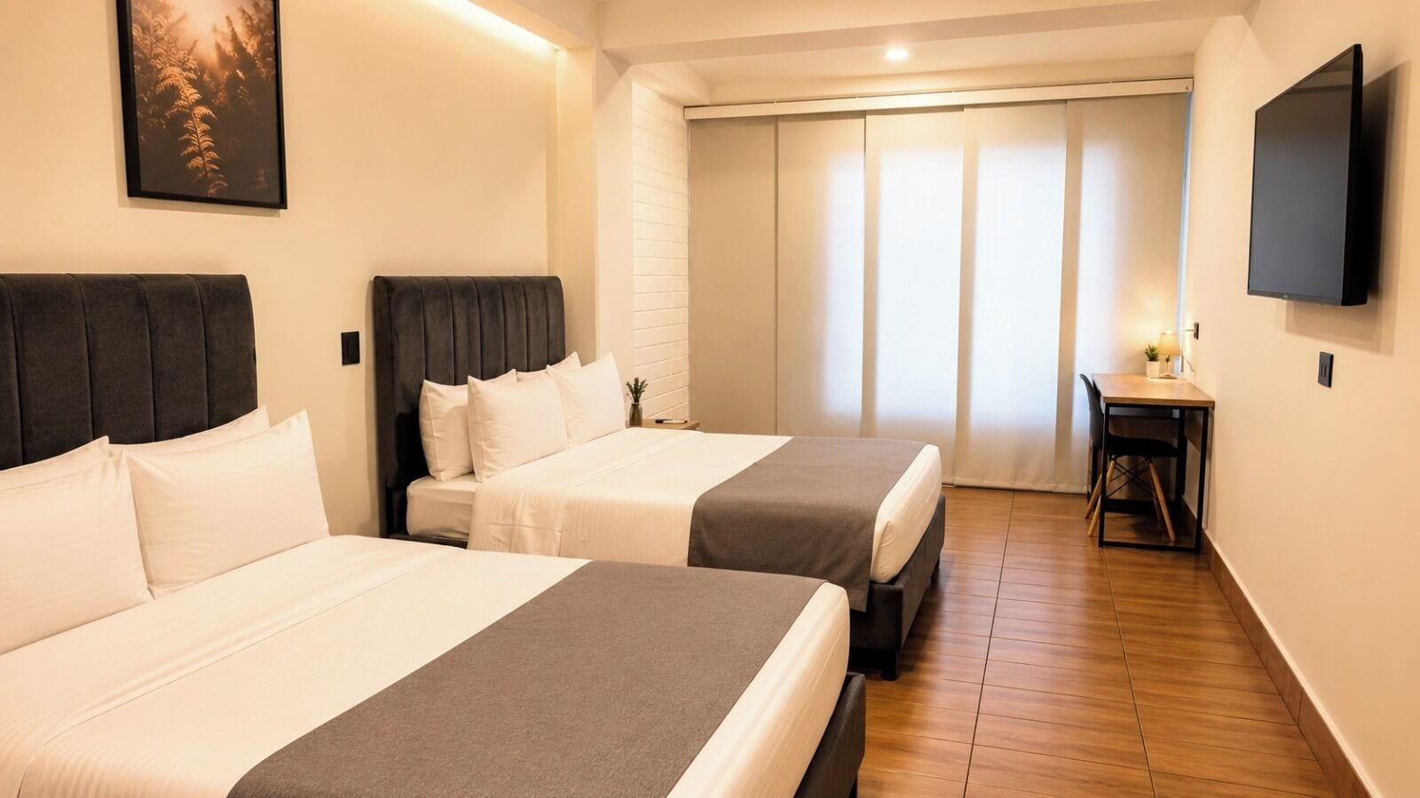 Phòng 3 phong cách cổ điển | Chăn bông, nệm cao su hoạt tính (memory foam), phòng cách âm 