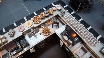 Daily buffet breakfast (EUR 7 per person)