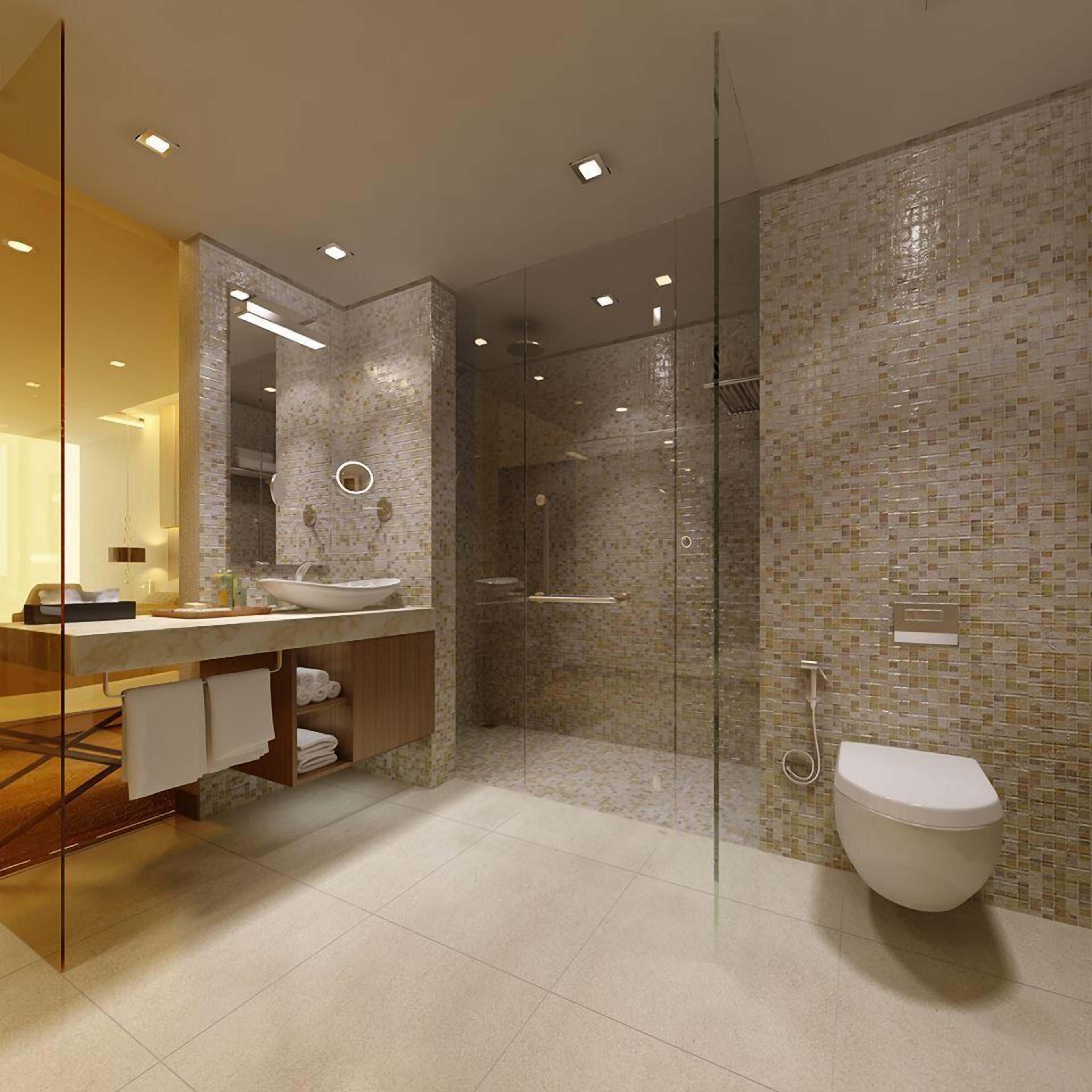 executive room | bathroom | bathtub, free toiletries, hair dryer, slippers