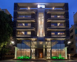 Fassade der Unterkunft