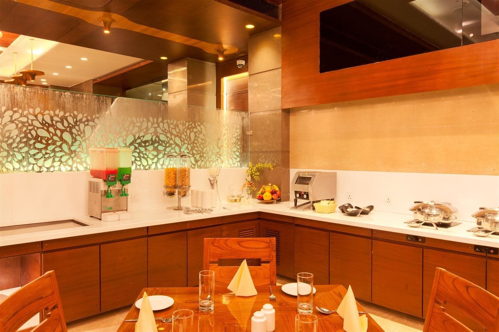 daily buffet breakfast (inr 366 per person)