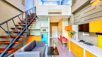 Dúplex | Ropa de cama de alta calidad y minibar