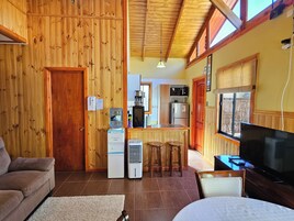 Superior Bungalow, 2 Bedrooms, Terrace, Garden View | Living area | 32-inch flat-screen TV with satellite channels, TV, DVD player