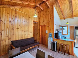 Superior Bungalow, 2 Bedrooms, Terrace, Pool View | Living area | 32-inch flat-screen TV with satellite channels, TV, DVD player