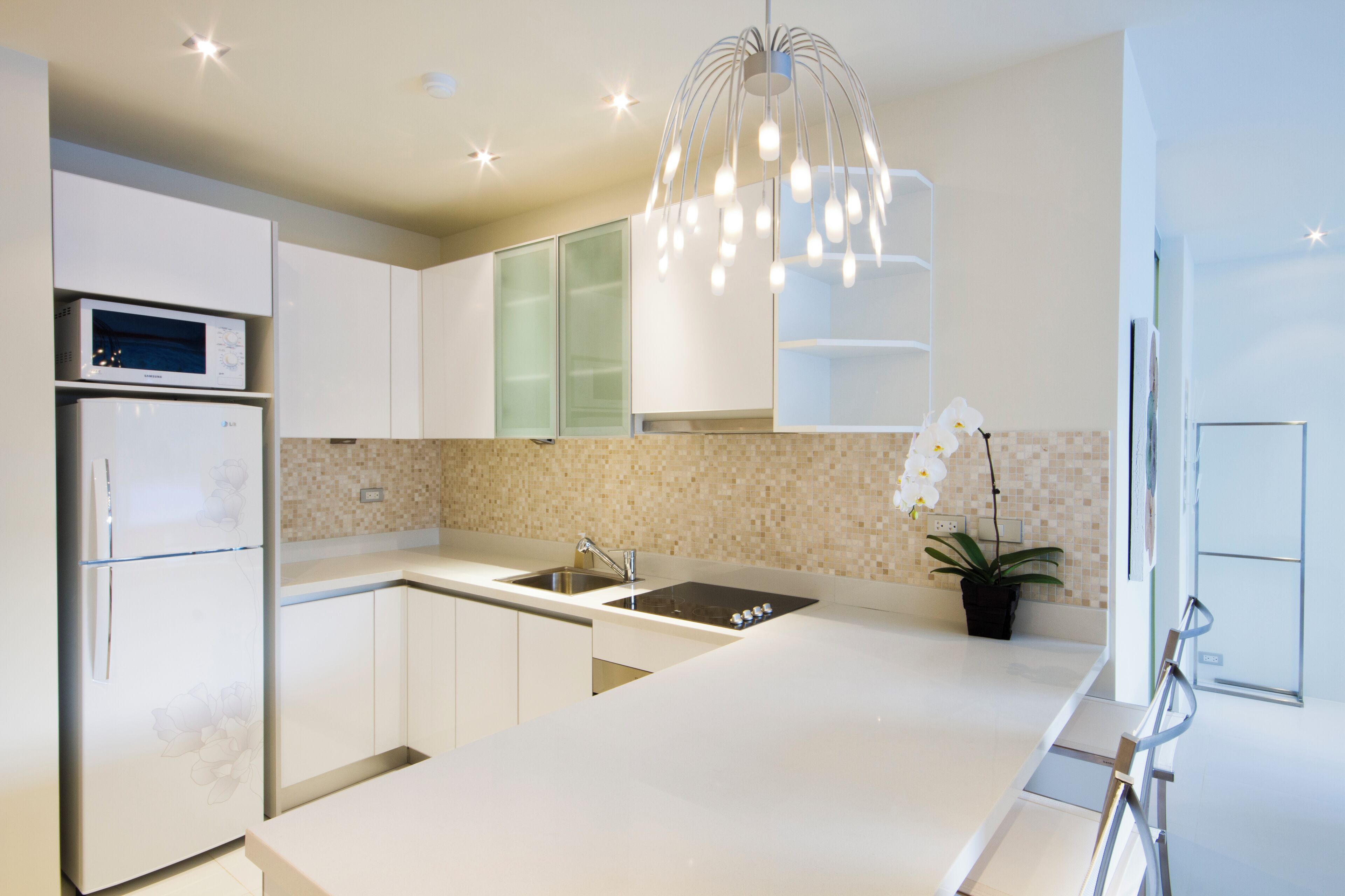 two-bedroom suite | private kitchen | fridge, coffee/tea maker