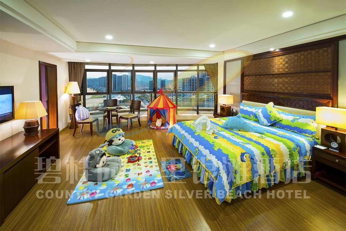 Luxe suite, 1 slaapkamer, uitzicht op zee | Uitzicht vanuit de kamer