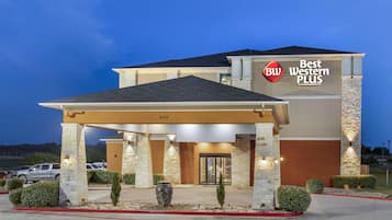 Front of property – evening/night