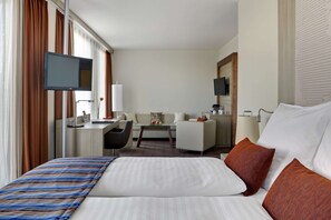 In-room safe, desk, soundproofing, free cots/infant beds
