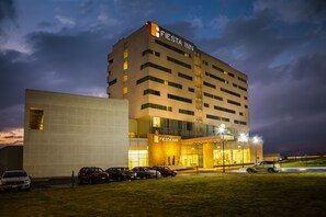 Front of property – evening/night