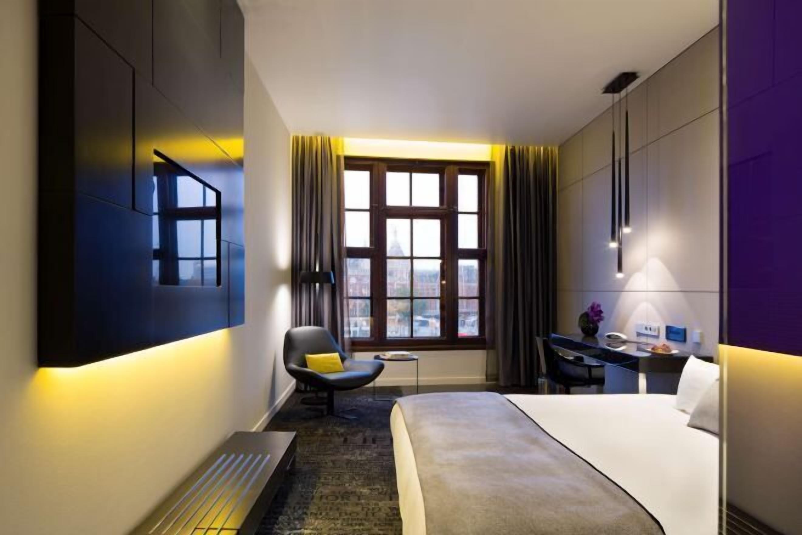 Minibar, in-room safe, desk, blackout curtains