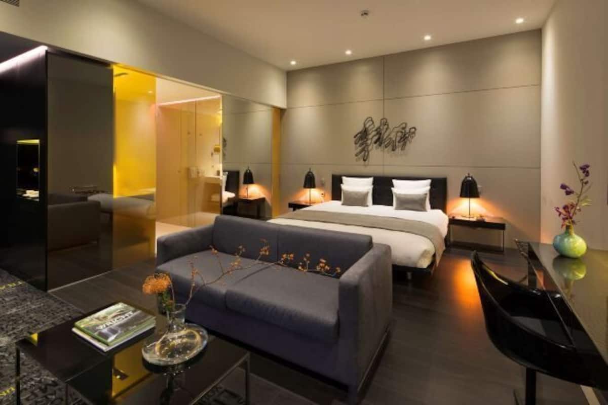 Minibar, in-room safe, desk, blackout curtains