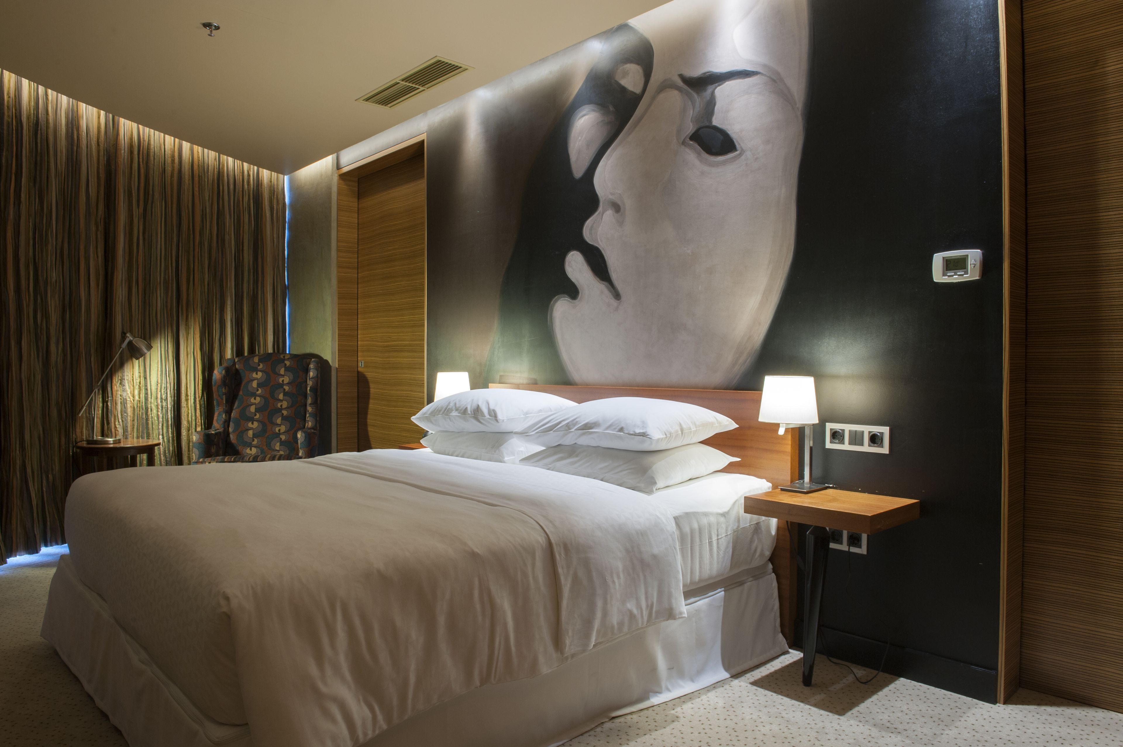 penthouse (suite) | in-room safe, desk, laptop workspace, iron/ironing board