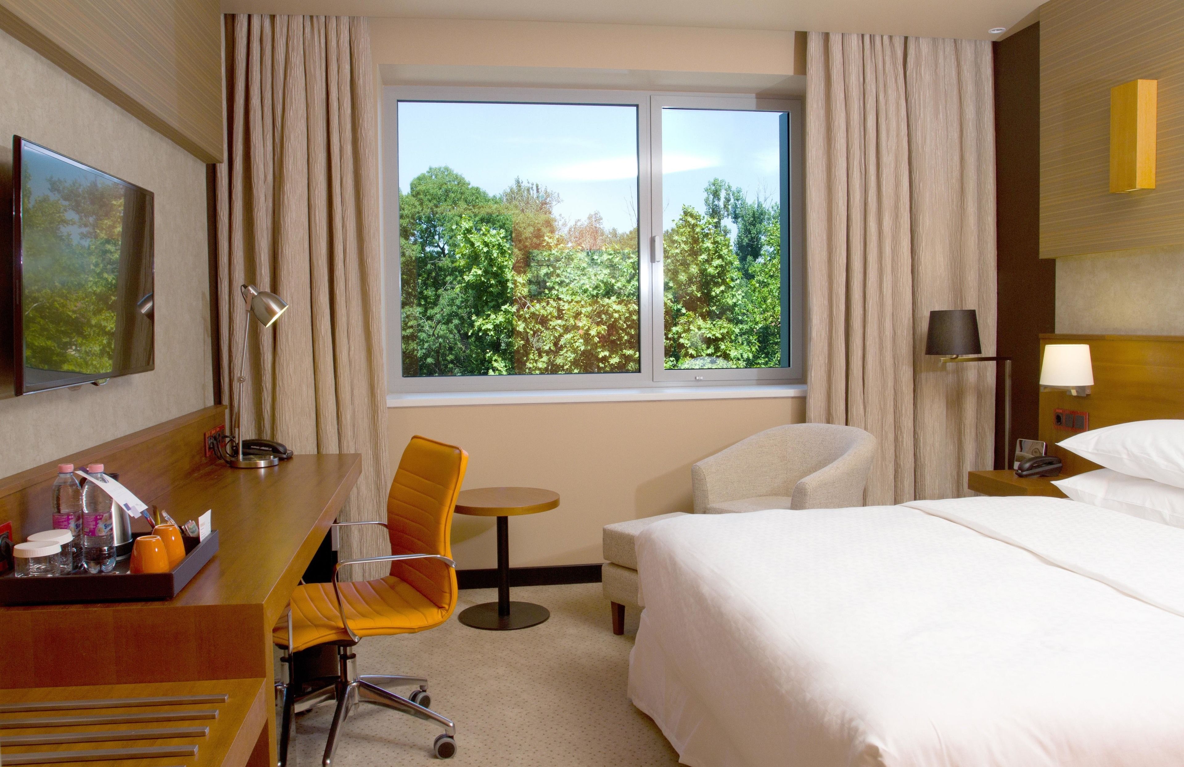 classic room, 2 single beds | in-room safe, desk, laptop workspace, iron/ironing board