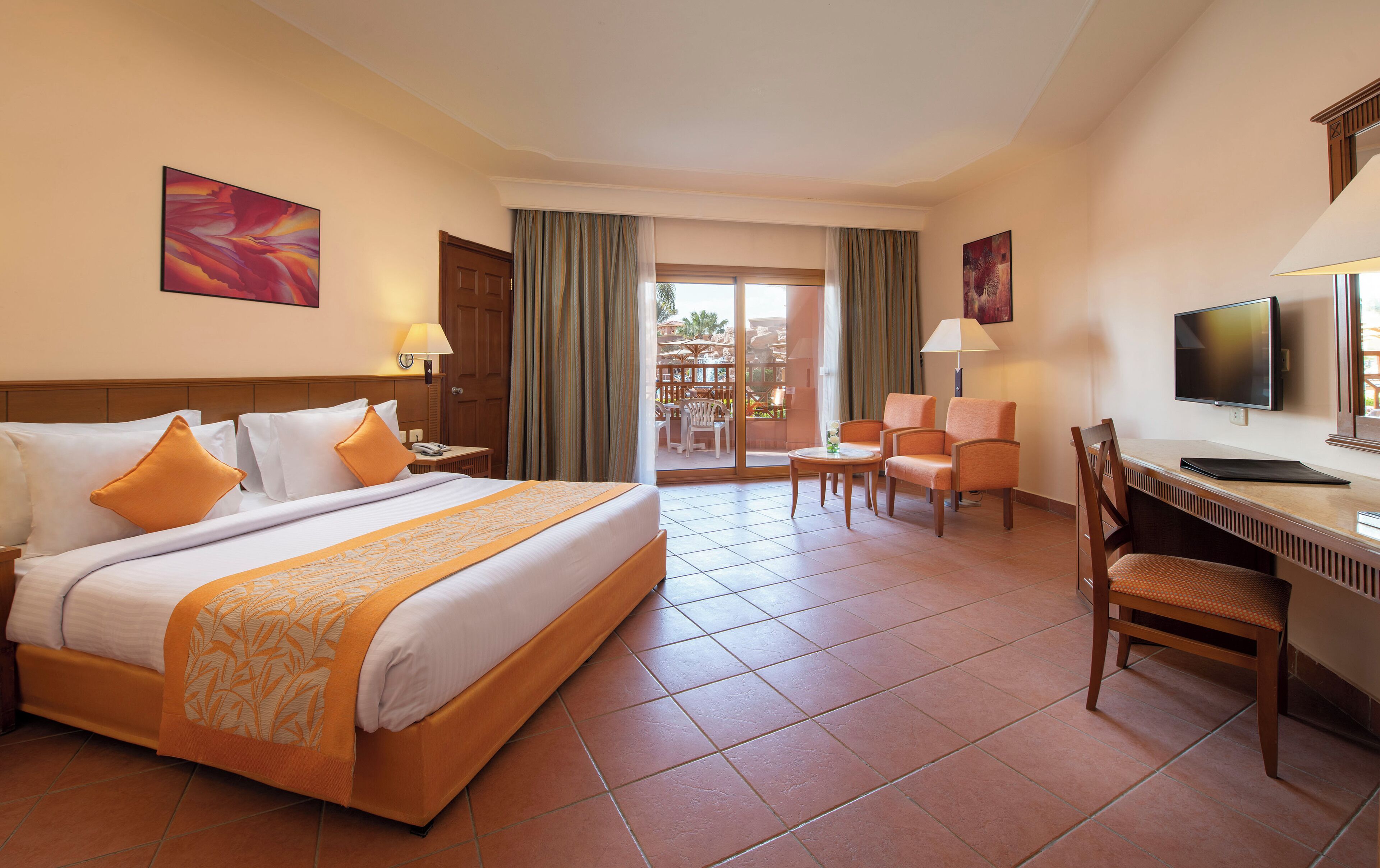 Egyptian cotton sheets, minibar, in-room safe, blackout curtains