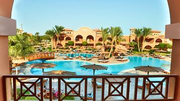 Uitzicht vanuit de kamer