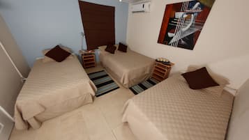 1 bedroom, individually decorated, individually furnished, desk