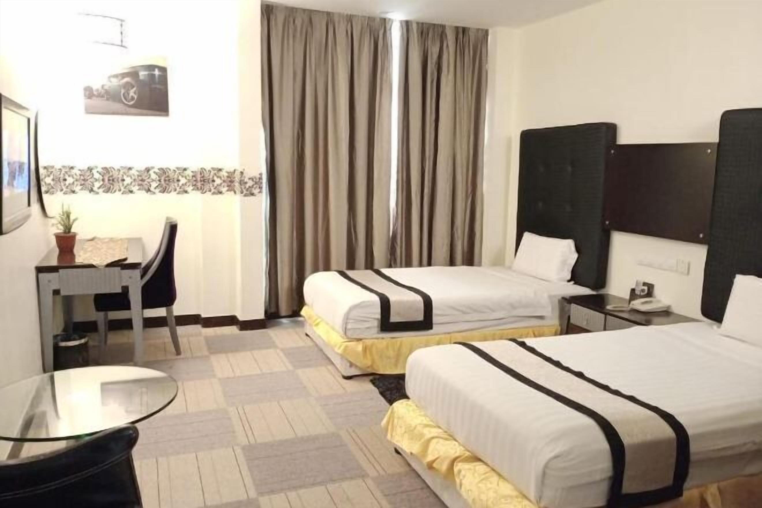 Minibar, blackout drapes, iron/ironing board, free WiFi