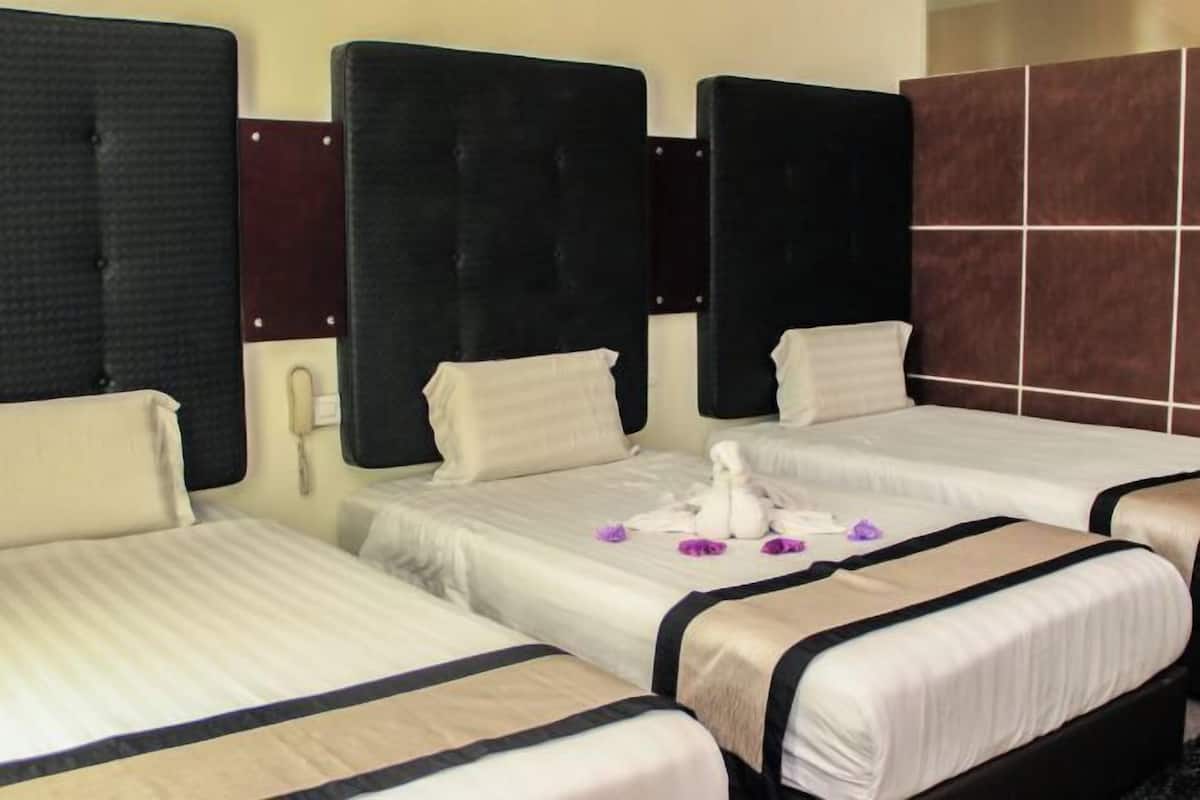 Escritorio, cortinas opacas, tabla de planchar con plancha y wifi gratis