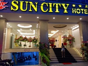 Front of property – evening/night