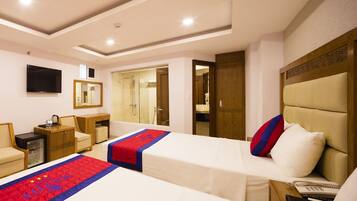 Minibar, in-room safe, desk, blackout drapes