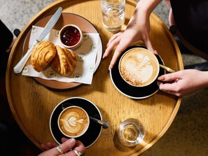 Daily continental breakfast (AUD 30 per person)