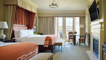 Room, 2 Queen Beds, Fireplace (Estate) | Premium bedding, minibar, in-room safe, desk