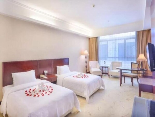 Minibar, in-room safe, desk, blackout curtains