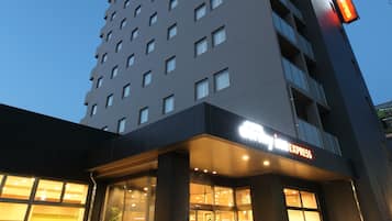 Front of property - evening/night