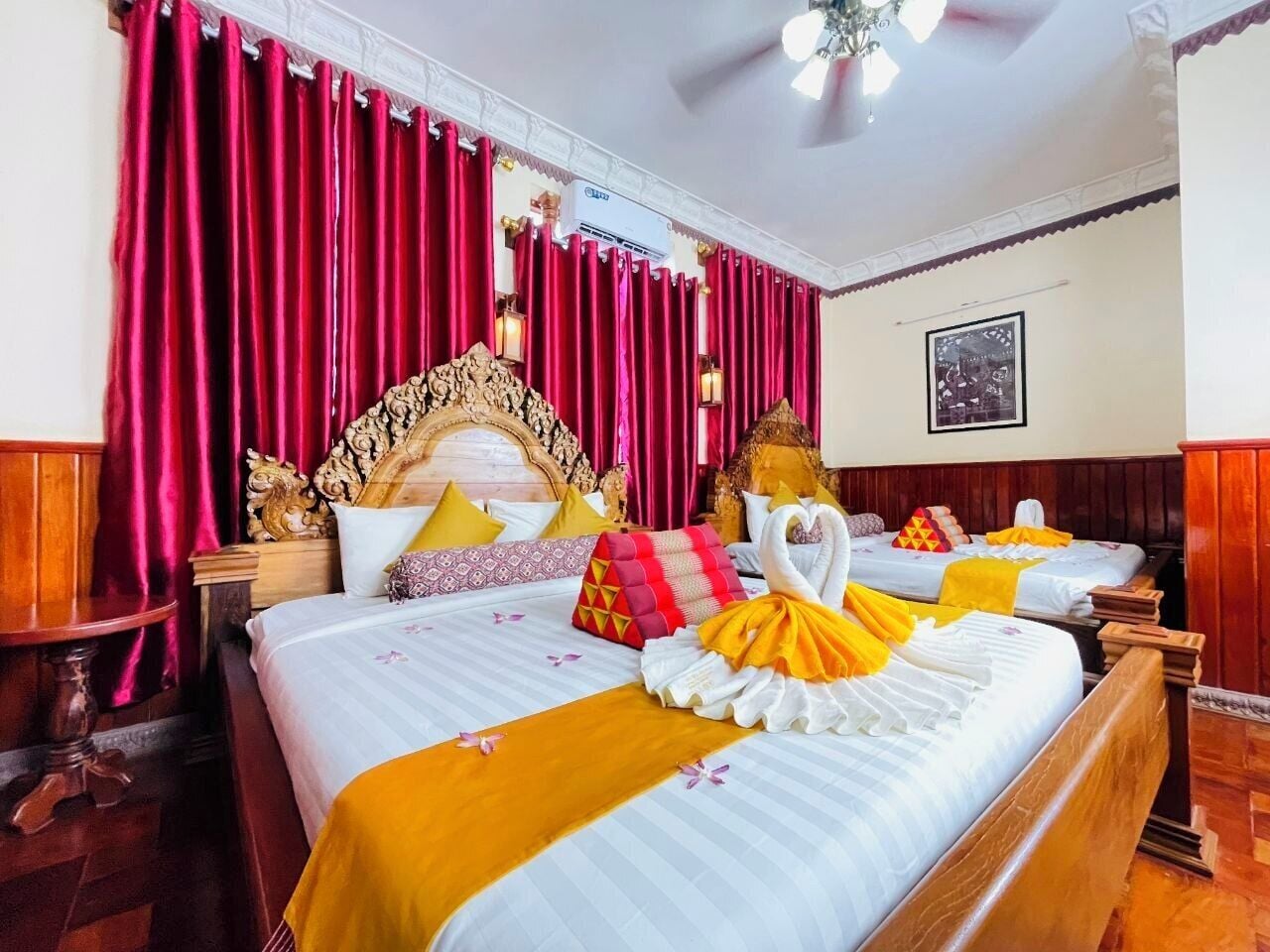 Caja de seguridad en la habitación y decoración personalizada 