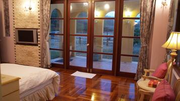 Grand Quadruple Room, 2 Double Beds, Park View, Tower | View from room