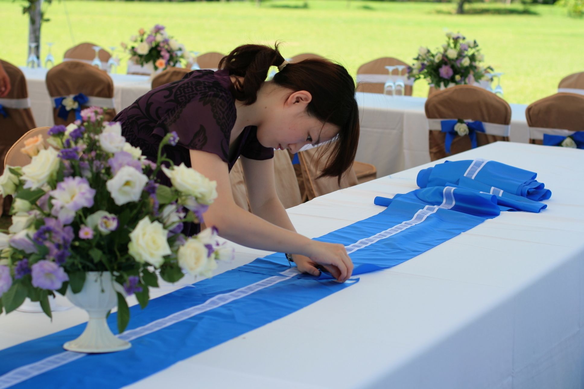 屋外結婚式場