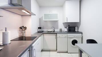 Standard Studio | Private kitchen | Fridge, microwave, stovetop, dishwasher