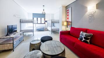 Family Apartment | Down comforters, memory foam beds, individually decorated