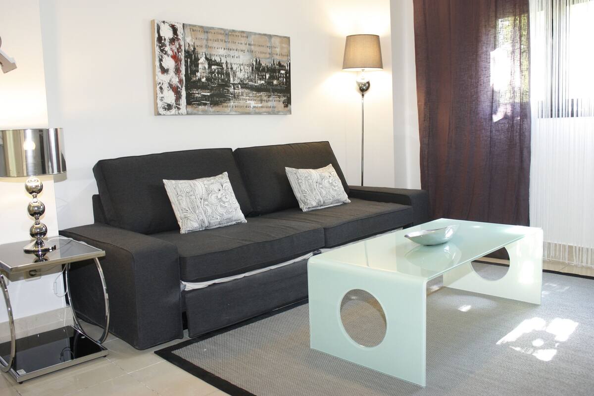 Deluxe Apartment (Exterior) | Down comforters, memory foam beds, individually decorated