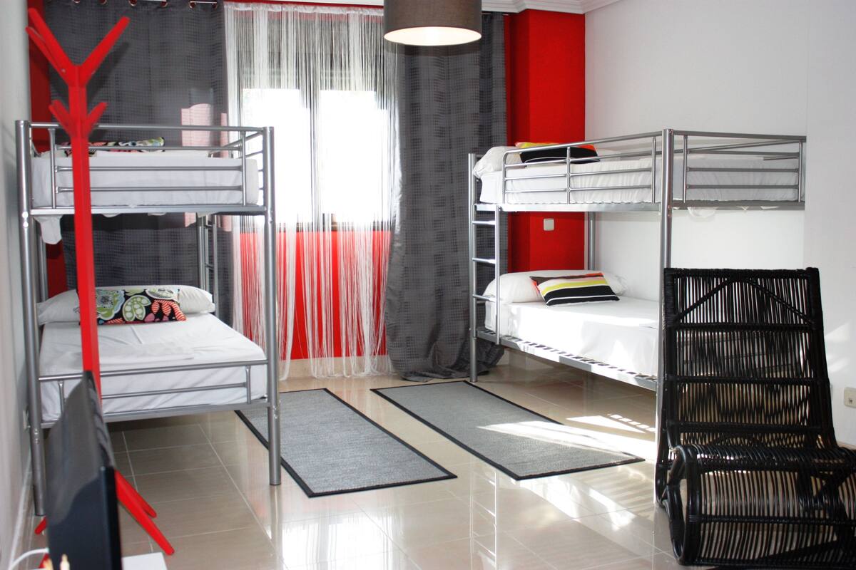 Family Apartment | Down comforters, memory foam beds, individually decorated