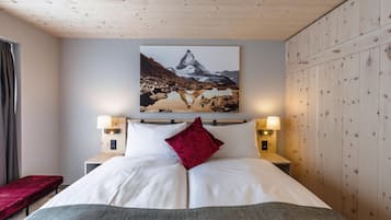 Habitación doble (Arve) | Ropa de cama hipoalergénica y caja de seguridad en la habitación