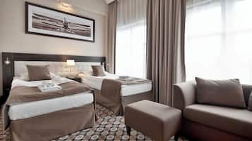 Premium-Zimmer | Allergikerbettwaren, Minibar, Zimmersafe, Schreibtisch